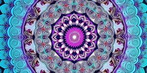 Colorful mandala patterns promoting relaxation and mindfulness.
