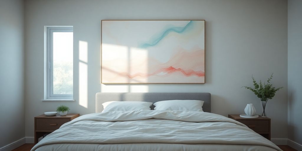 Soft pastel abstract art.